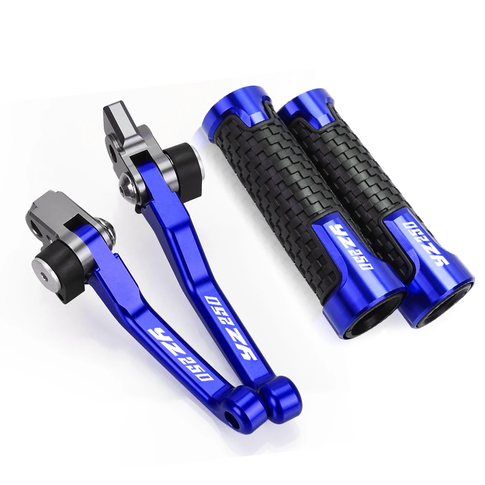 

Motorcycle Pivot Foldable Brake Clutch Levers Handlebar Handle Grip For YAMAHA YZ250 2001-2024 2023 2022 2021 2020 2019 2018