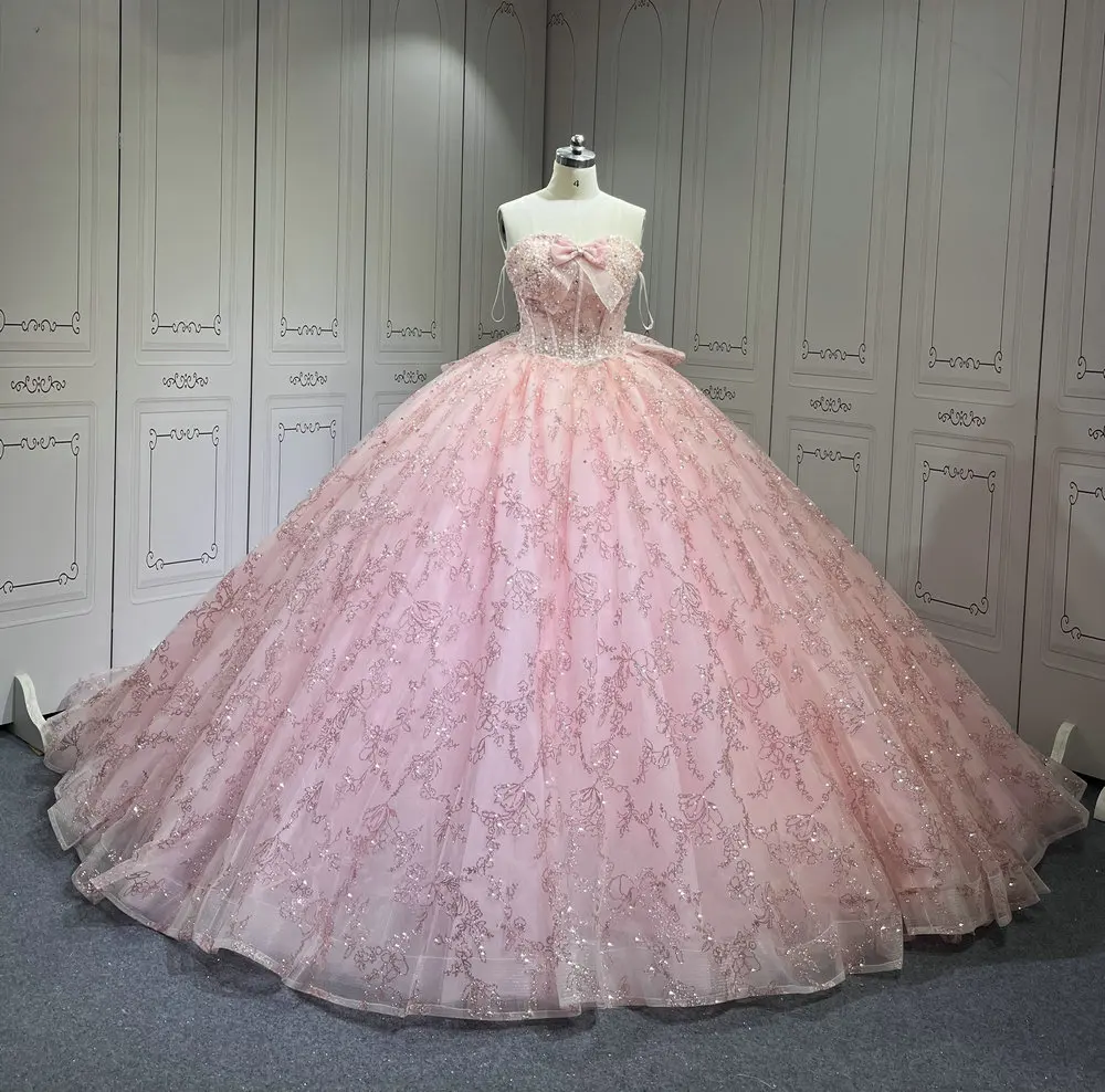 

Mumuleo Румяно-розовые платья Quinceanera Vestidos De 15 De Xv Aos Quince 2025 Quinceanera Бальные платья Vestidos Para 16 Aos