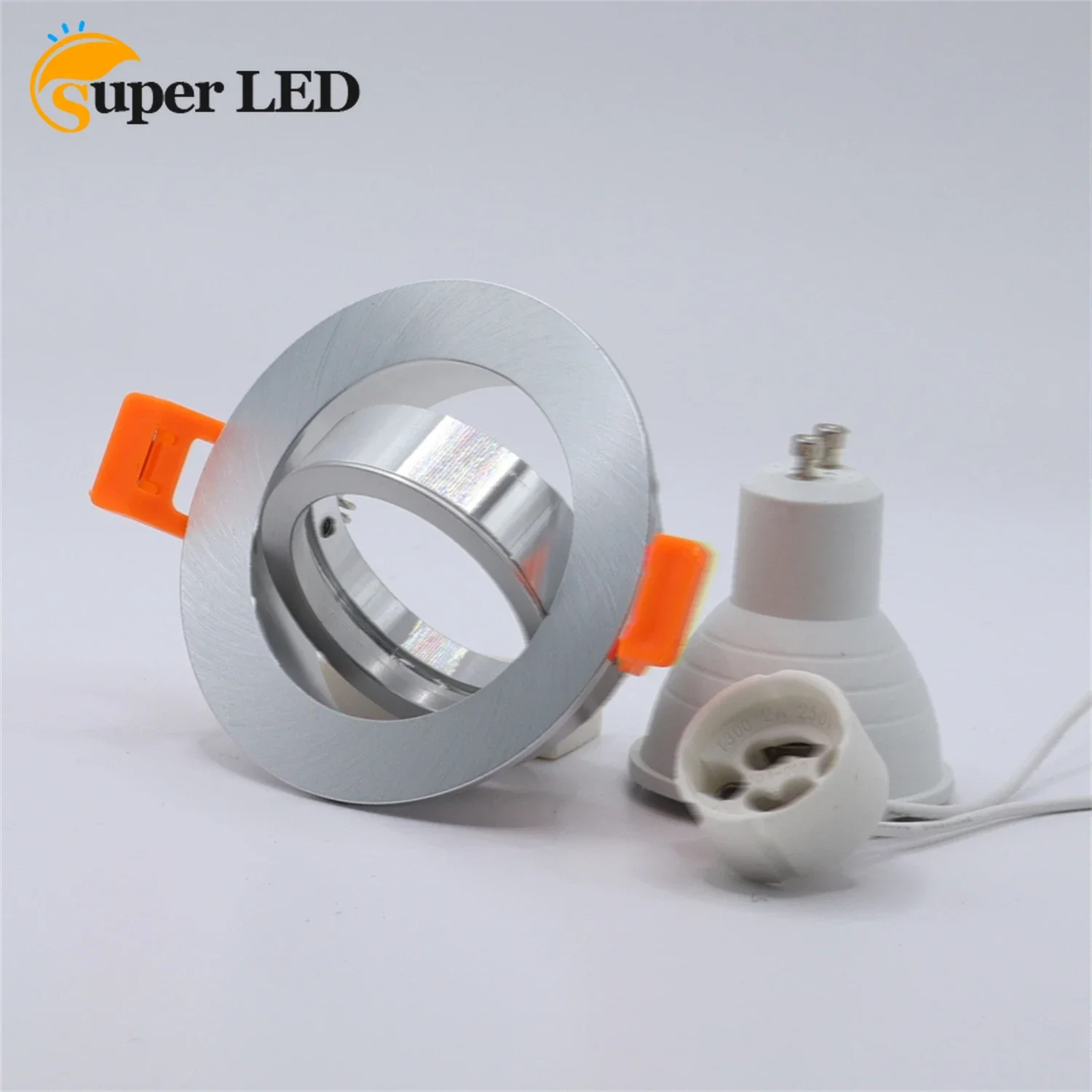 GU10 and MR16 Fixture Spotlights Round Shape Adjustable Led Spot Lights Fittings Downlights Aluminum