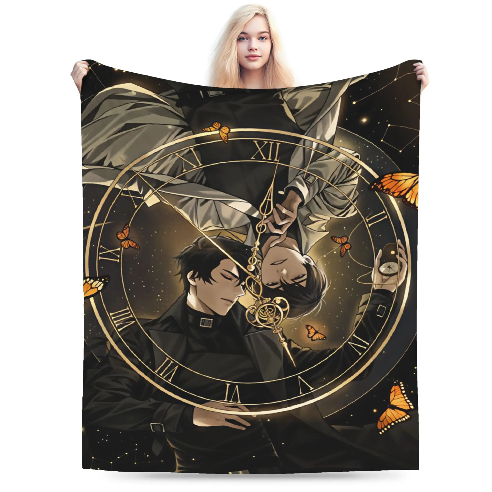 Omniscient Readers Viewpoint Throw Blanket Soft Comfy Novelty Blanket  For Home Decor Travel Car Flannel Bedspread Bed Cover