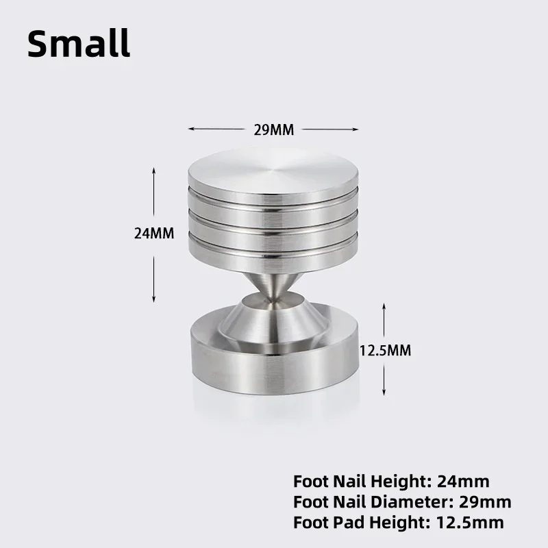 المتكلم حامل قدم وسادة للقدم المسامير تقف مضخم الصوت مكبر للصوت الدوار عزل للصدمات الأثاث الصوت الطابق مسمار 4 قطعة