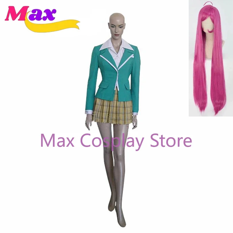 wby2 Cos Anime Rosario Vampire Moka Akashiya Uniform Cosplay Costume For Halloween Christmas Carnival New Year Party Costume