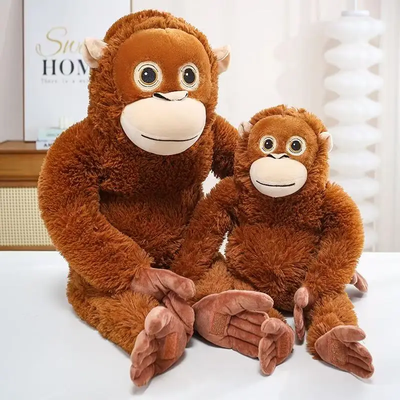 Neueste Simulierte Kuschel-Gorilla-Puppe Kawaii Plüschtier-Figur Cartoon-Anime Niedliches Kinder-Geburtstags- und Feiertagsgeschenk – Detail 16