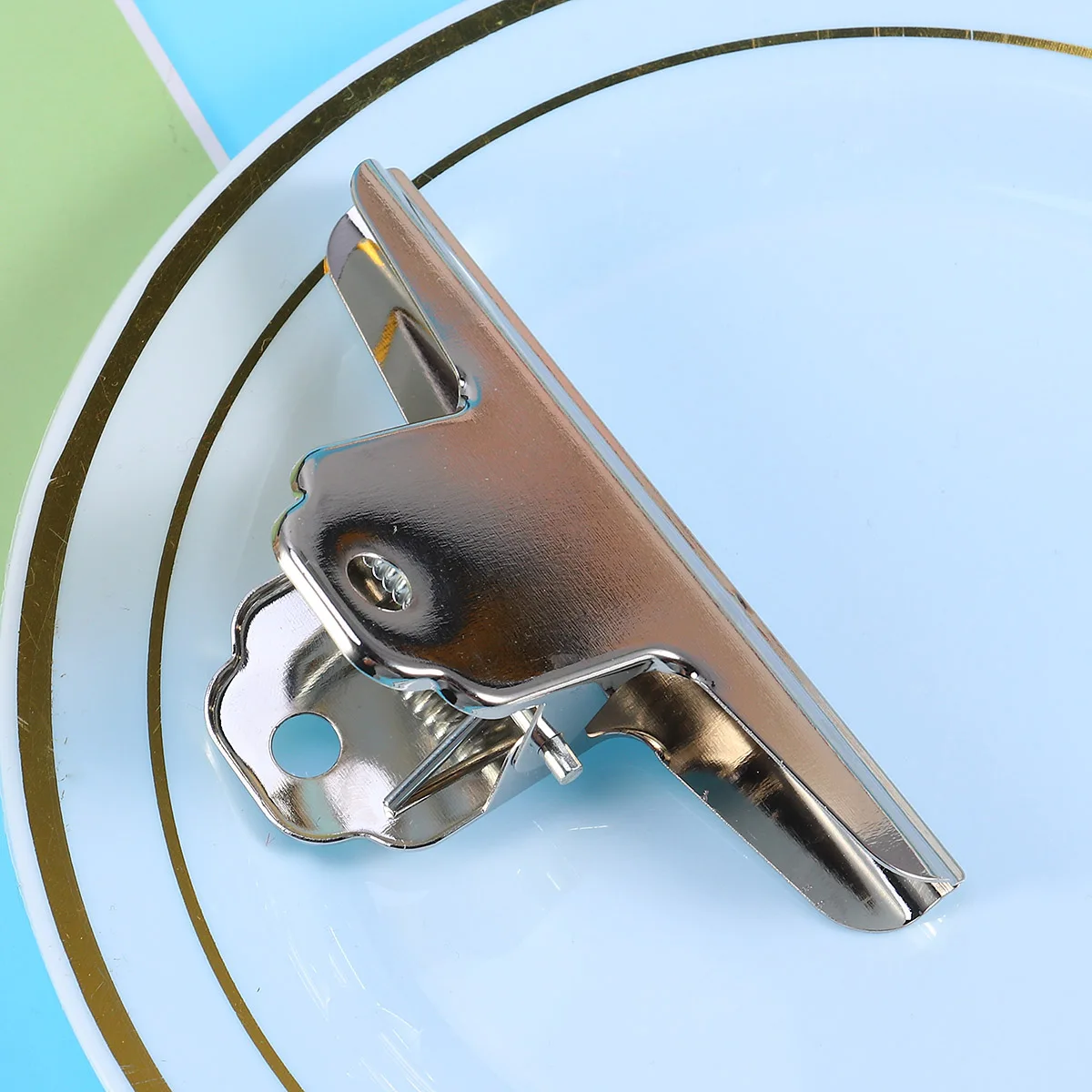 

10 pcs 100Mm Stainless Steel Chip Bag Clips Heavy Duty Metal Binder Clips For Ticket Book File Organization Silver