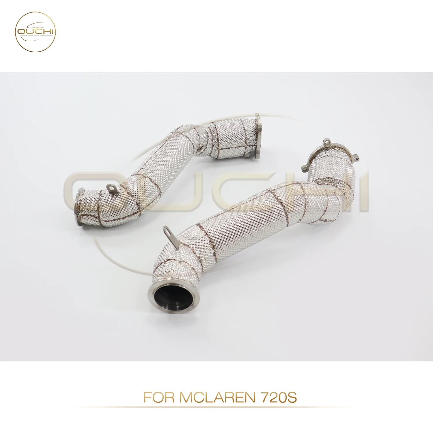 Limited Time Offer catless downpipe With Heat Shield For Mclaren 720S Ouchi performante  exhaust system