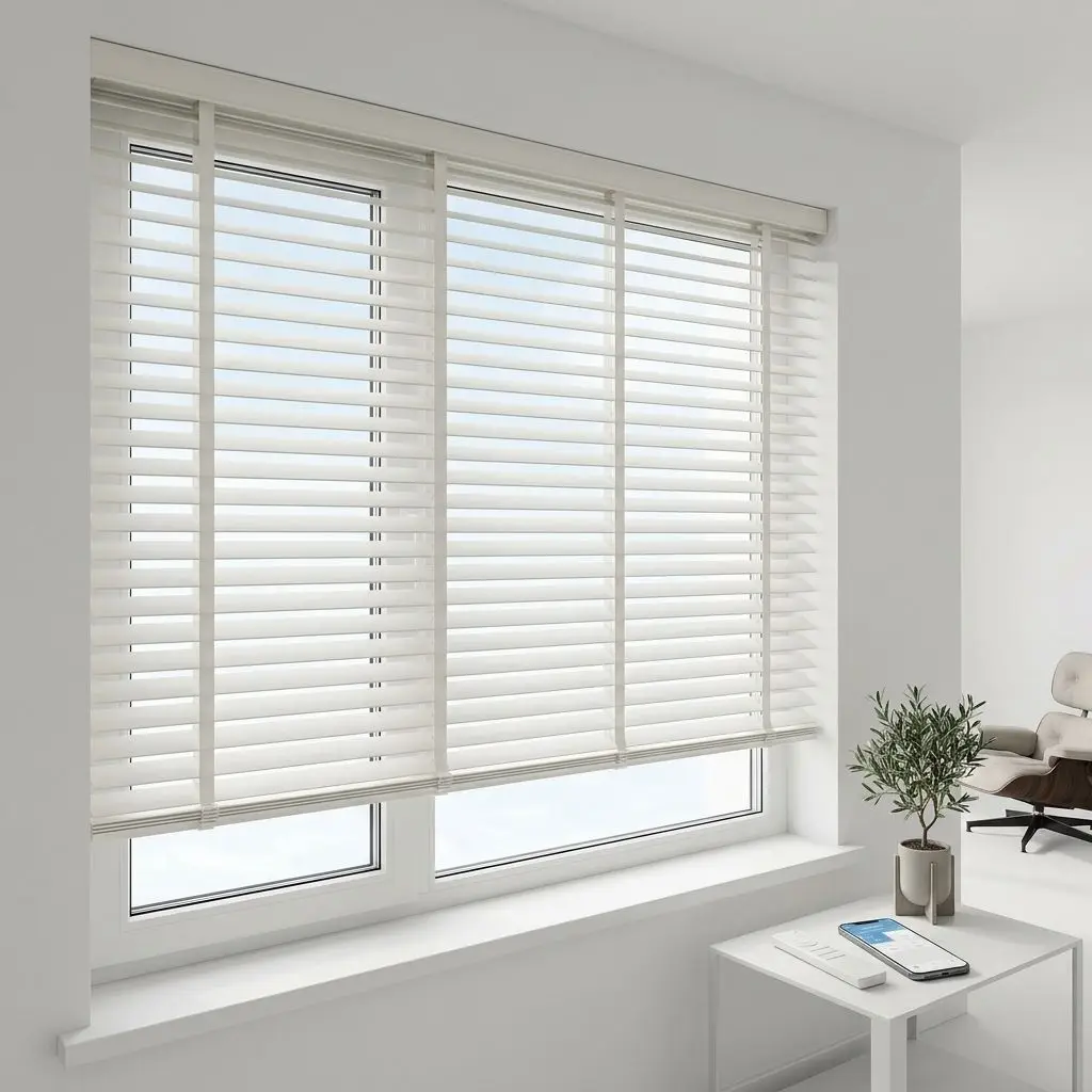 Solid Wood Blinds. Basswood slats block light effectively. Natural insulation. Rich stain colors. Durable & timeless. Get yours