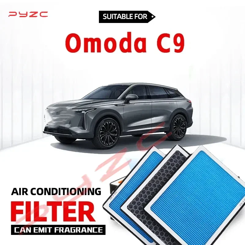 For Omoda C9 Cabin Filter Air Filter Activated Carbon Air Conditioning Filter with Fragrance to Purify Car Cabin Air