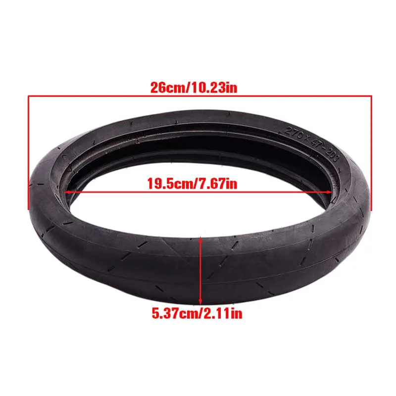 Baby Stroller Accessories 270x47-203 Inner Tube Outer Tyre for Carriage Thickened INNOVA Tires view 2