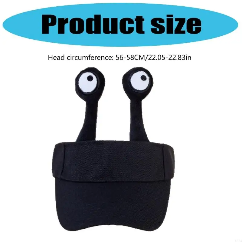 Y88A Breathable Fast Drying Open Top Hat Adjustable Strap Antenna Design Baseball Hat