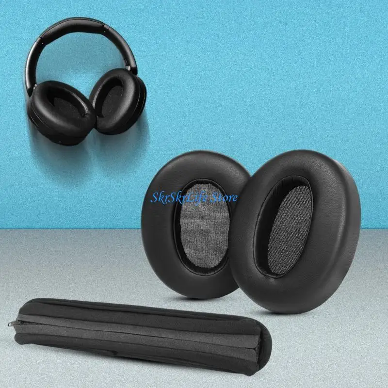 E65E Earpads almohadilla oídos Soft Spong Cushions Dadandas para auriculares WH-XB910N