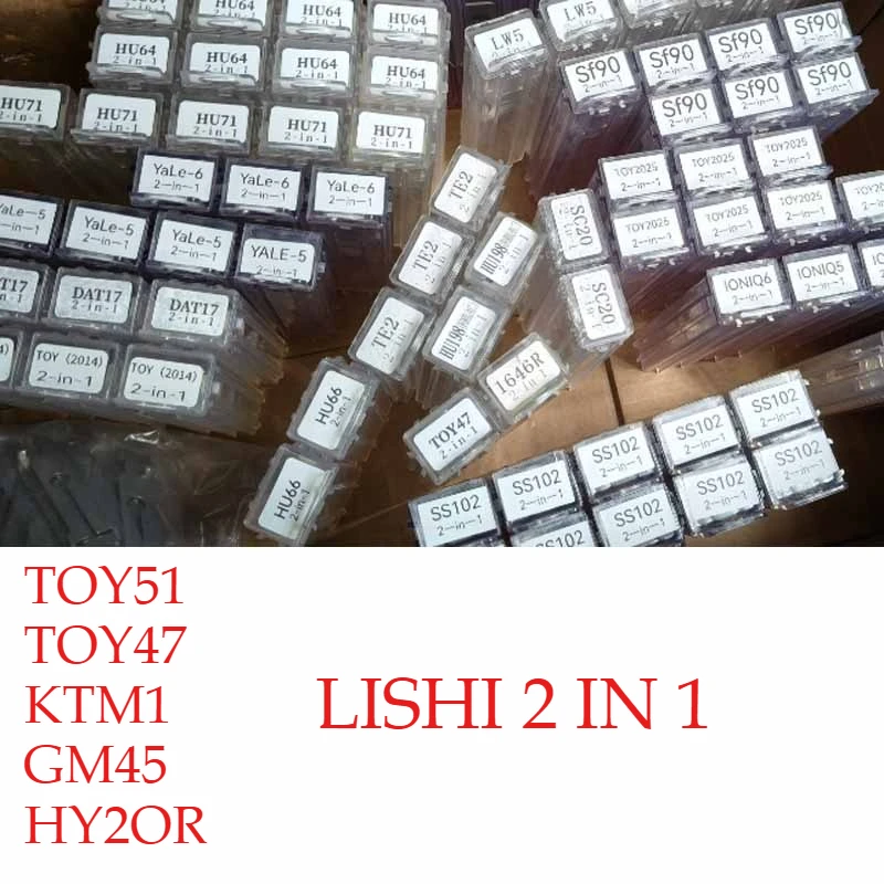 

1PCS Repair Tools Lishi 2-in-1 TOY51 TOY47 KTM1 GM45 HY/20R Locksmith Tools Lock Picking Lockpick Car Ganzua Lock Pick Decoder