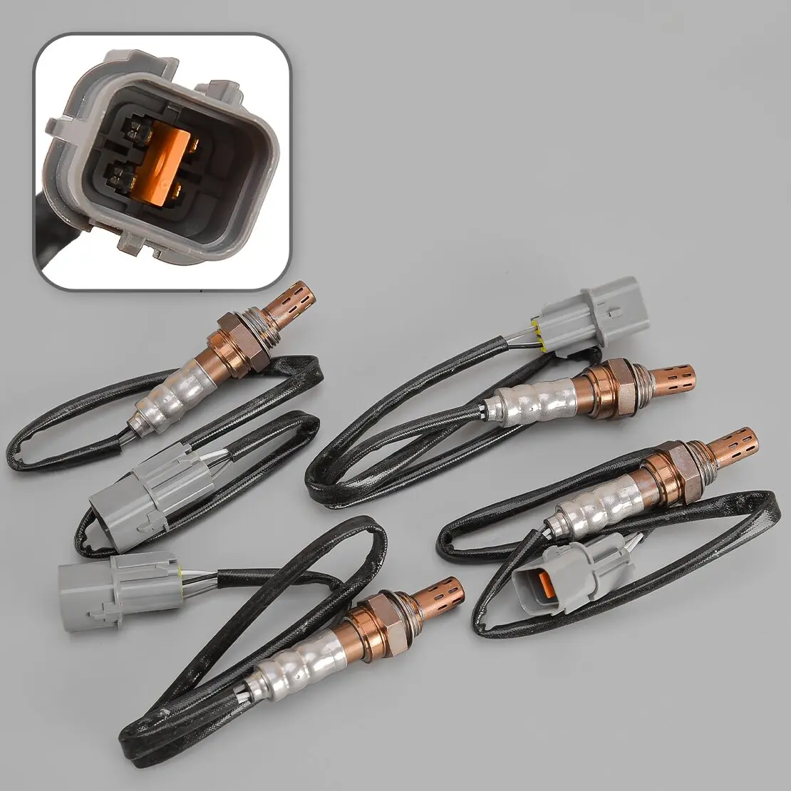 

2344192 2344191 2344193 4Pcs Upstream Downstream Oxygen O2 Sensor Fit for Hyundai Santa Fe Tucson Kia Optima Sportage 2.7L V6
