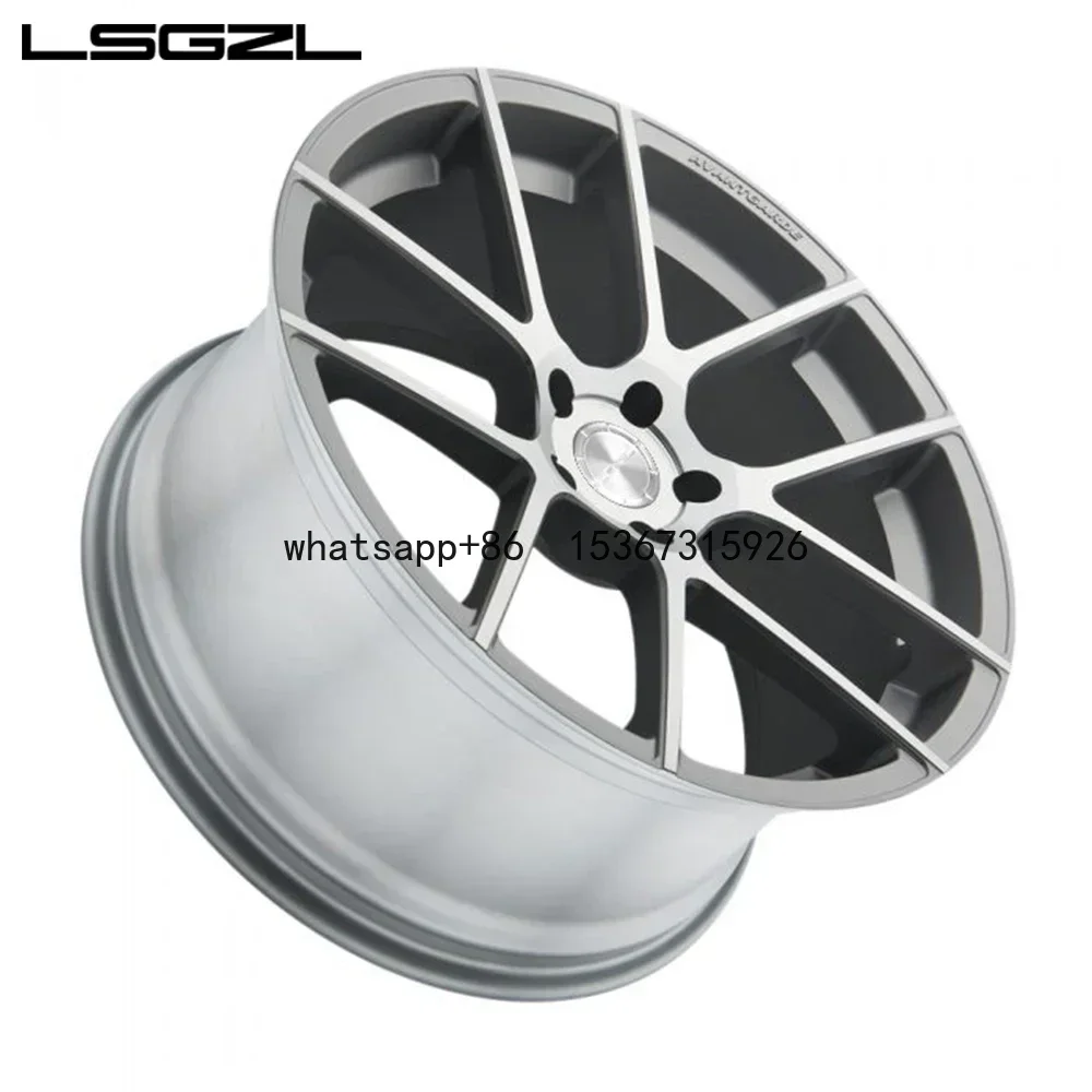 LSGZL Best Price Passenger Car Wheel 18 19 20 21 Inch Mono Block Gunmetal Grey 5x120 5x112 Aluminum Alloy Wheels For Bmw