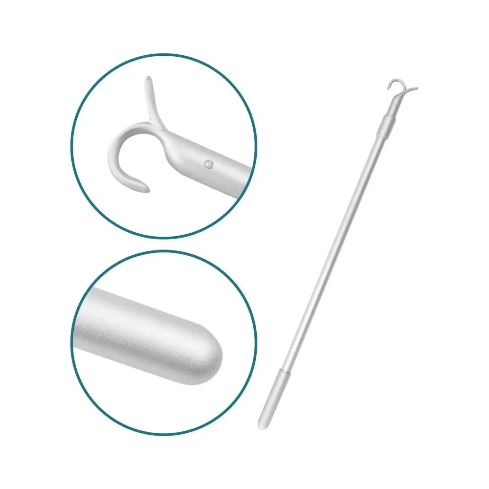 24 Inch Adjustable Blind Wand Telescopic Aluminum Curtain Rod Manual Tilt Control Stick Durable Home Window Shade Hardware