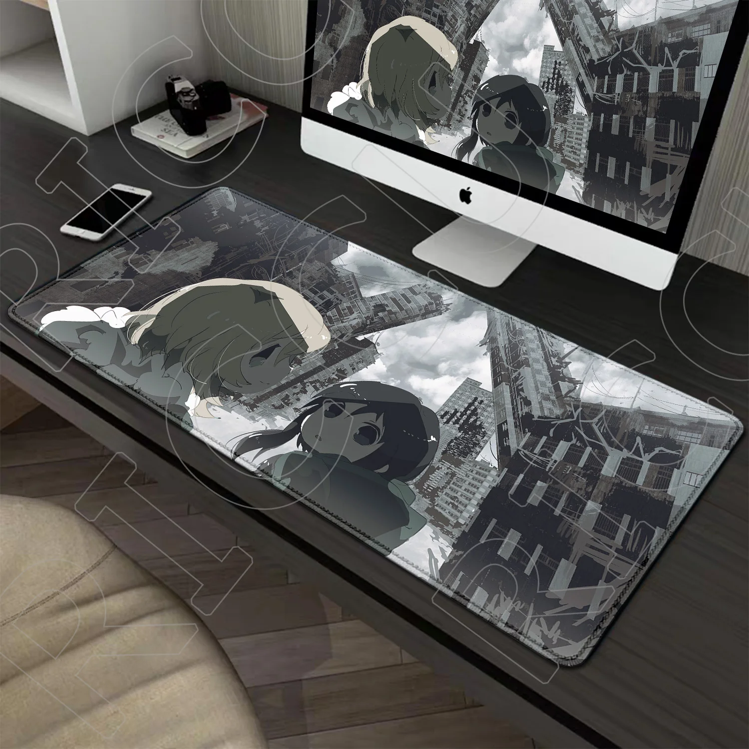 

HD printing XXL Girls Last Tour Anime Mousepad 90X40CM Mause Pad Rug Office PC Accessories Desk Mat Keyboard Gaming carpet Large