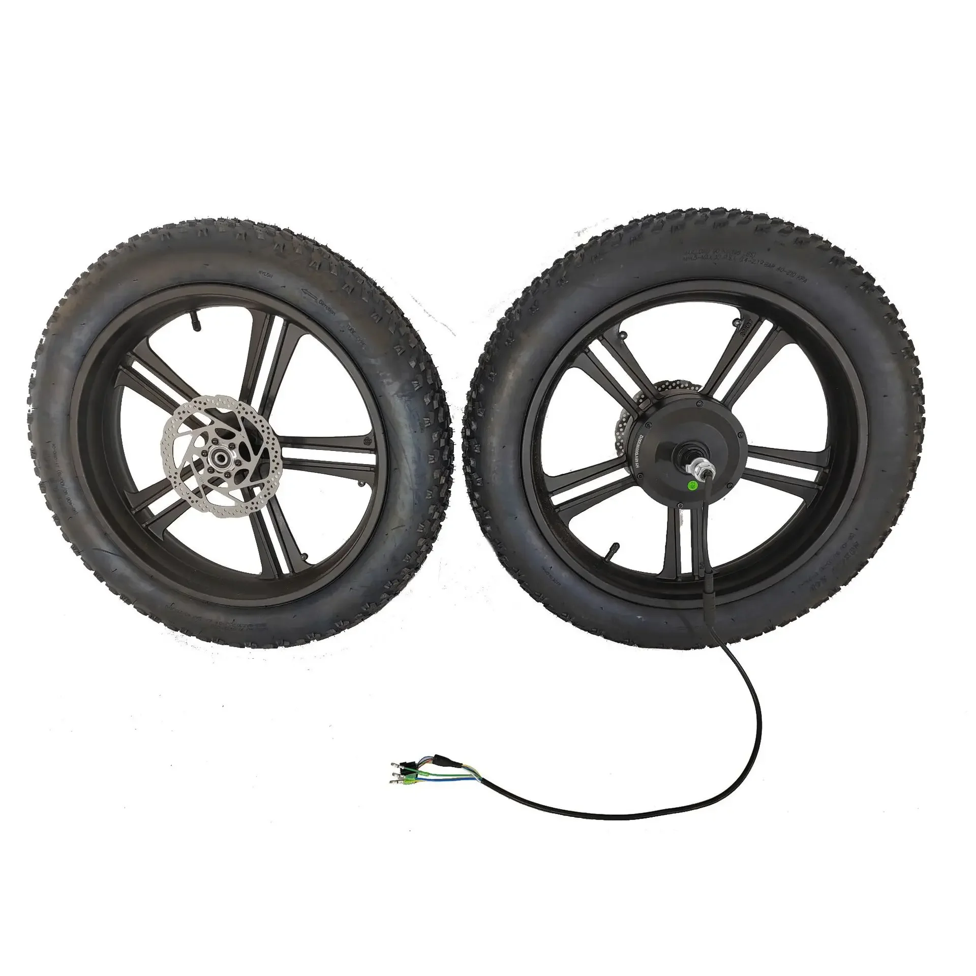 

20 Inch Snow Folding Electric Bicycle Integrated Wheel Motor 750w Aluminum Alloy 20 * 4.0 Tire Gear Opening 170mm