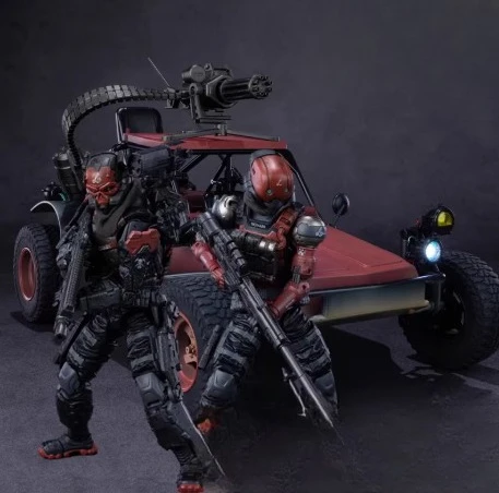 

【In Stock】Acid Rain War 6-inch NOVARK Vehicle Red Locust 005 Valerius 006 Guard Mecha L Action Figure Animation Model Toy Gift