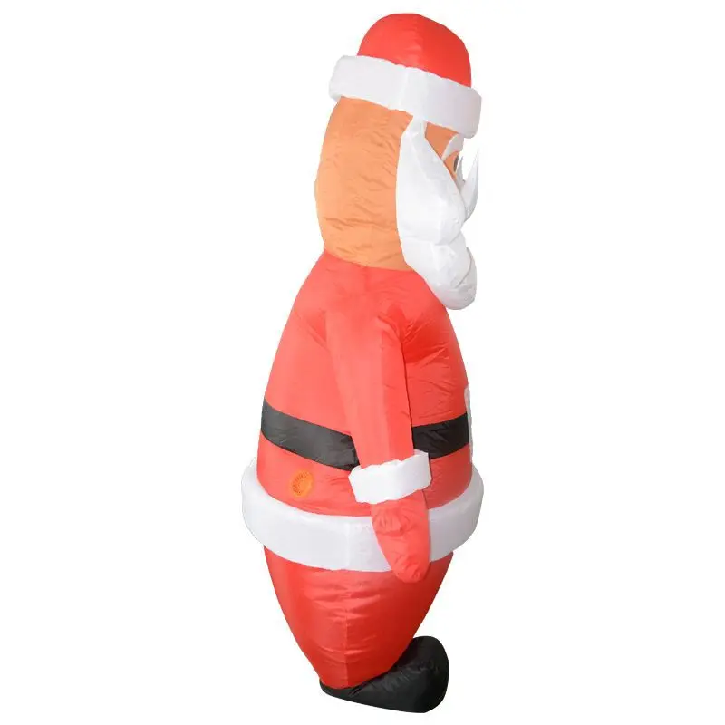 Christmas Naughty Santa Claus Exotic Cosplay Inflatable Party Costumes Adult Inflatable Clothing Funny Props Inflated Garment