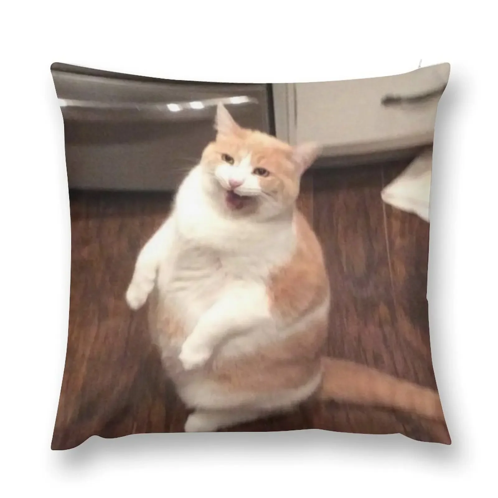 

chonky cat meme sticker Throw Pillow Custom Cushion Sofa Cushions luxury sofa pillows Sofa Decorative Covers pillow