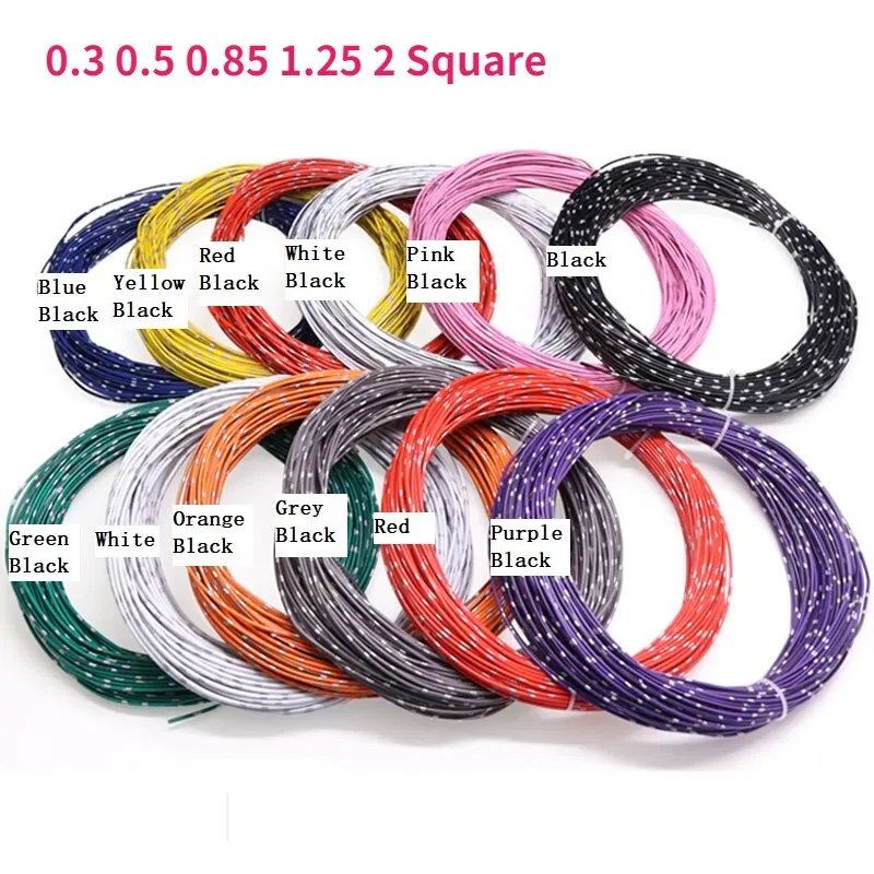 10M/5M/1M 0.3mm2 Car Modified Wire AVSS Insulated Line Oxygen-free Pure Copper Low-Voltage Power Wiring Harness For Vehicles