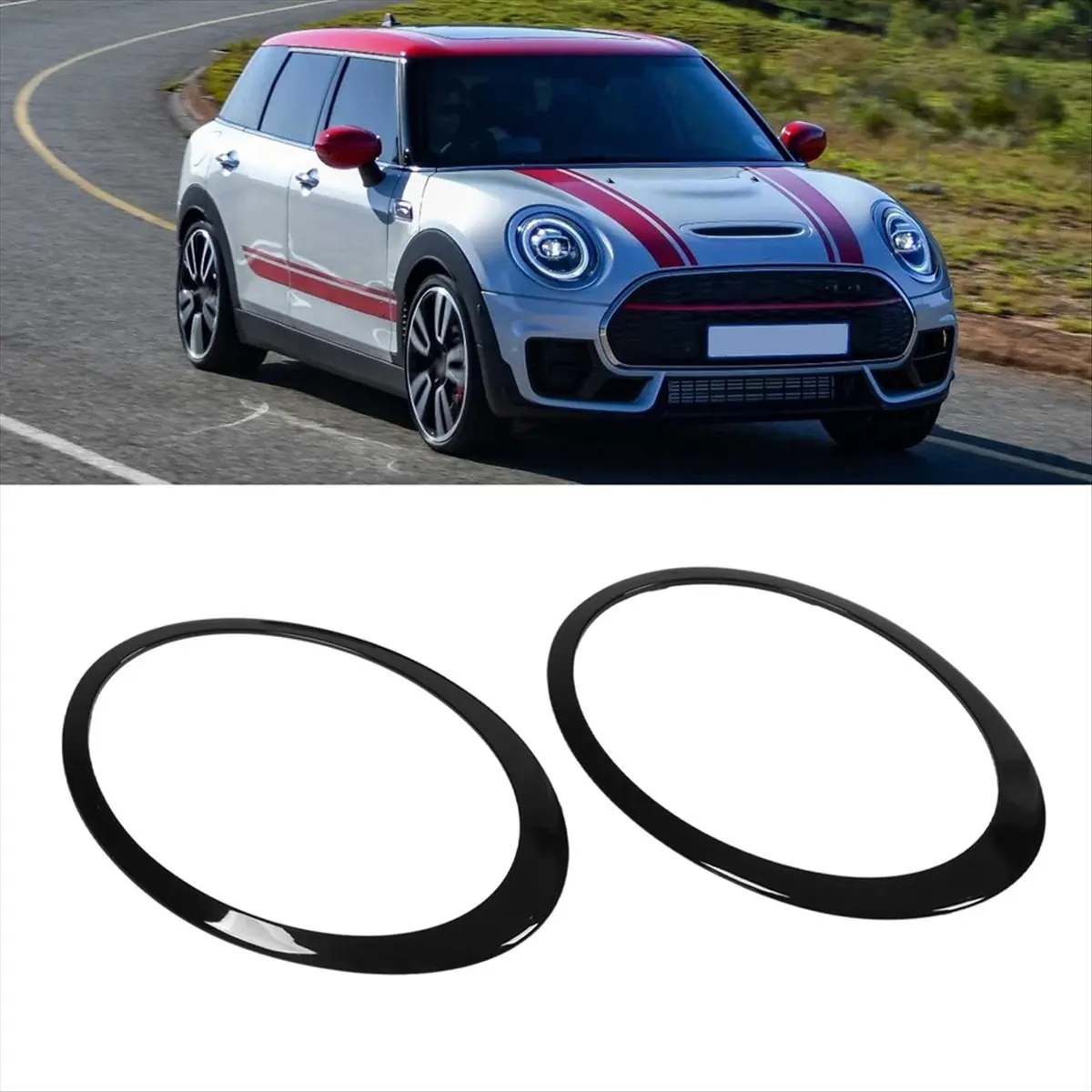 51138739497 for F54 S Jcw 2015-2022 Headlight Surround Headlight Cover Shape 51138739498,2PCS