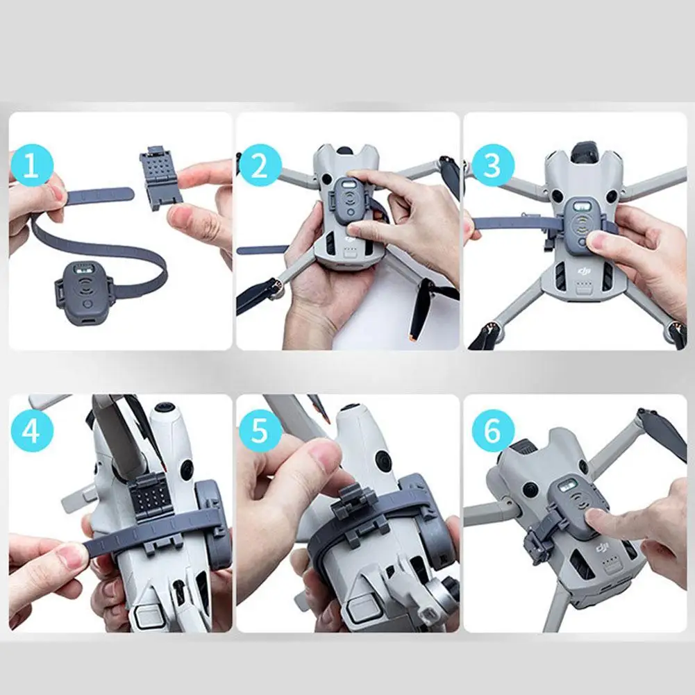 Localizador de drone para dji avata2, posicionamento rápido, leve, para dji mini4pro, localizador de voo perdido, alarme remoto apenas para iphone