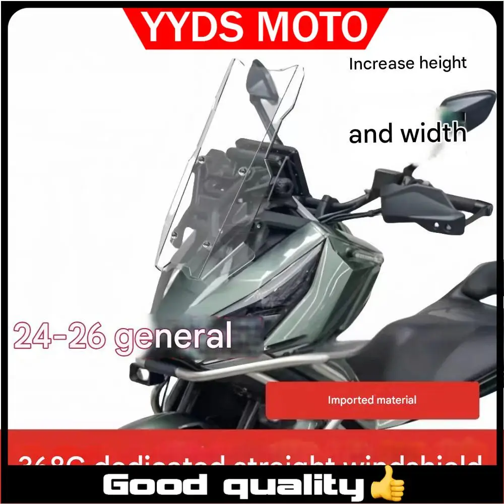 

Suitable for ZONTES 368G dedicated straight windshield 368G modification parts front windshield chest protector accessories