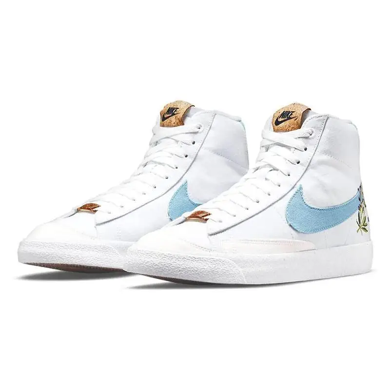 Nike Blazer Mid 77 White Indigo Sneakers shoes CI1166-100 With Original Box