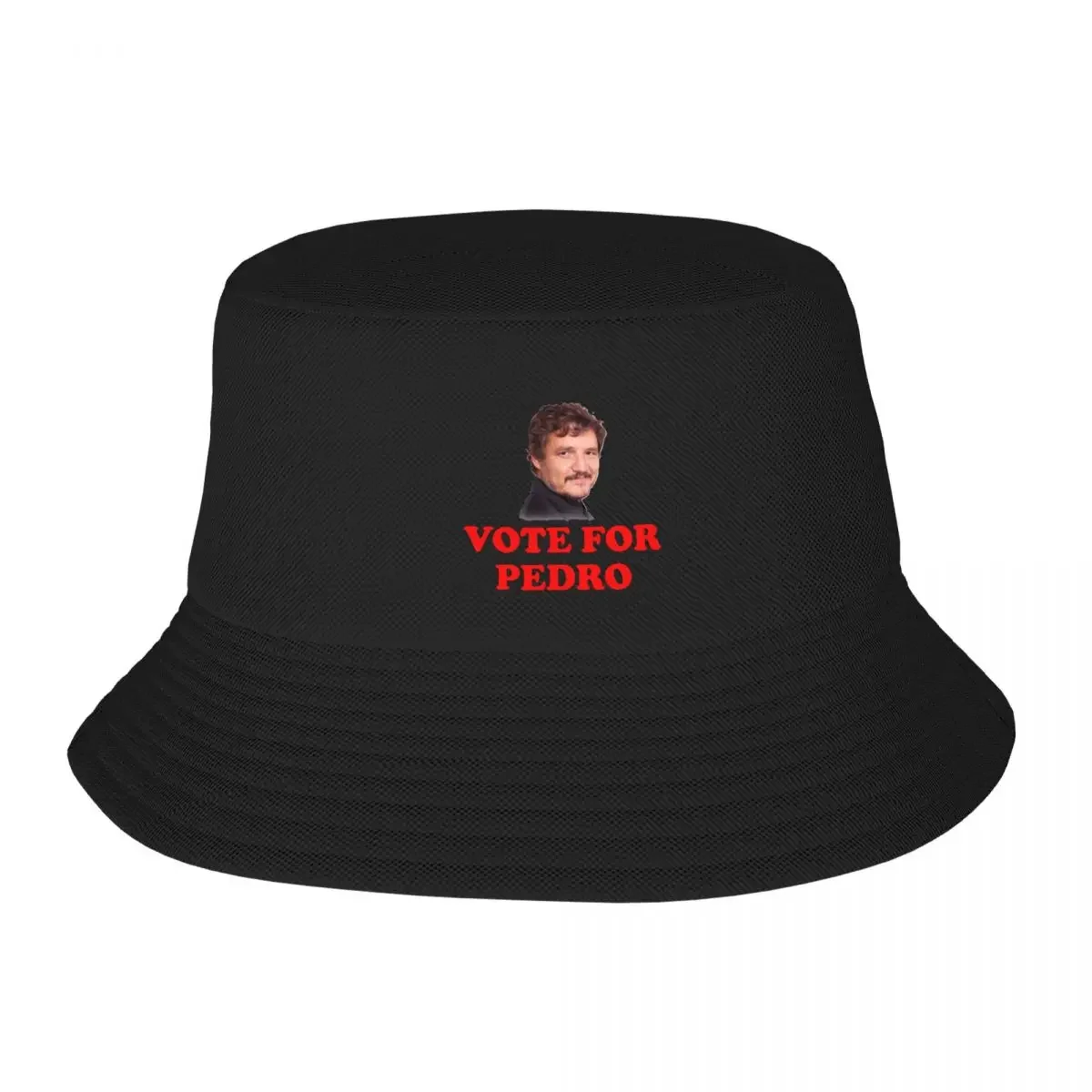 Vote For Pedro Pascal Bob Hats for Girl Travel Actor Sun Hat Harajuku Packable  Outdoor Sport Fisherman Cap Dropshipping