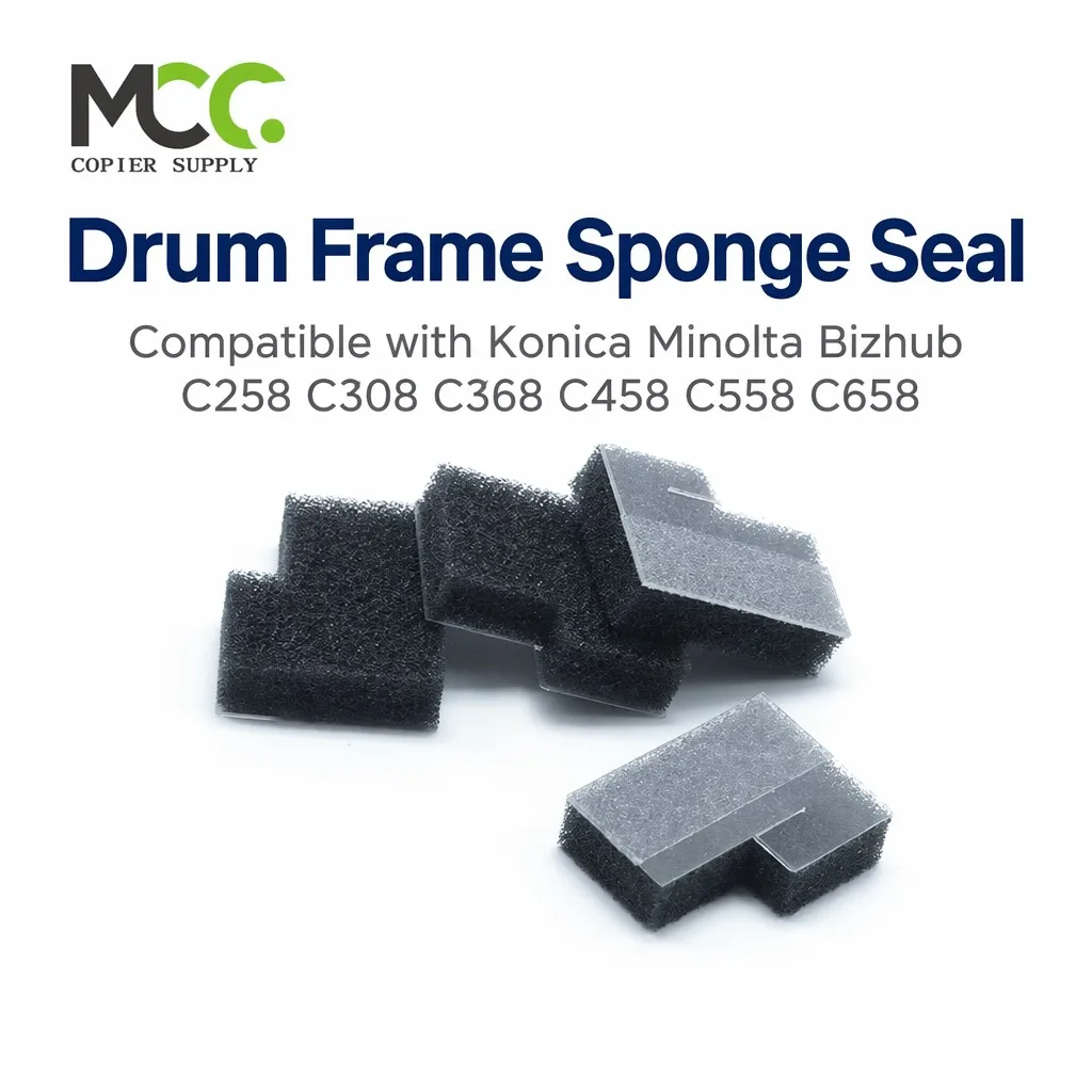 1Set Drum Frame Seal Strip & Sponge for Konica Minolta Bizhub C258 C308 C368 C458 C558 C658 OPC Drum Unit Sealing Foam Parts