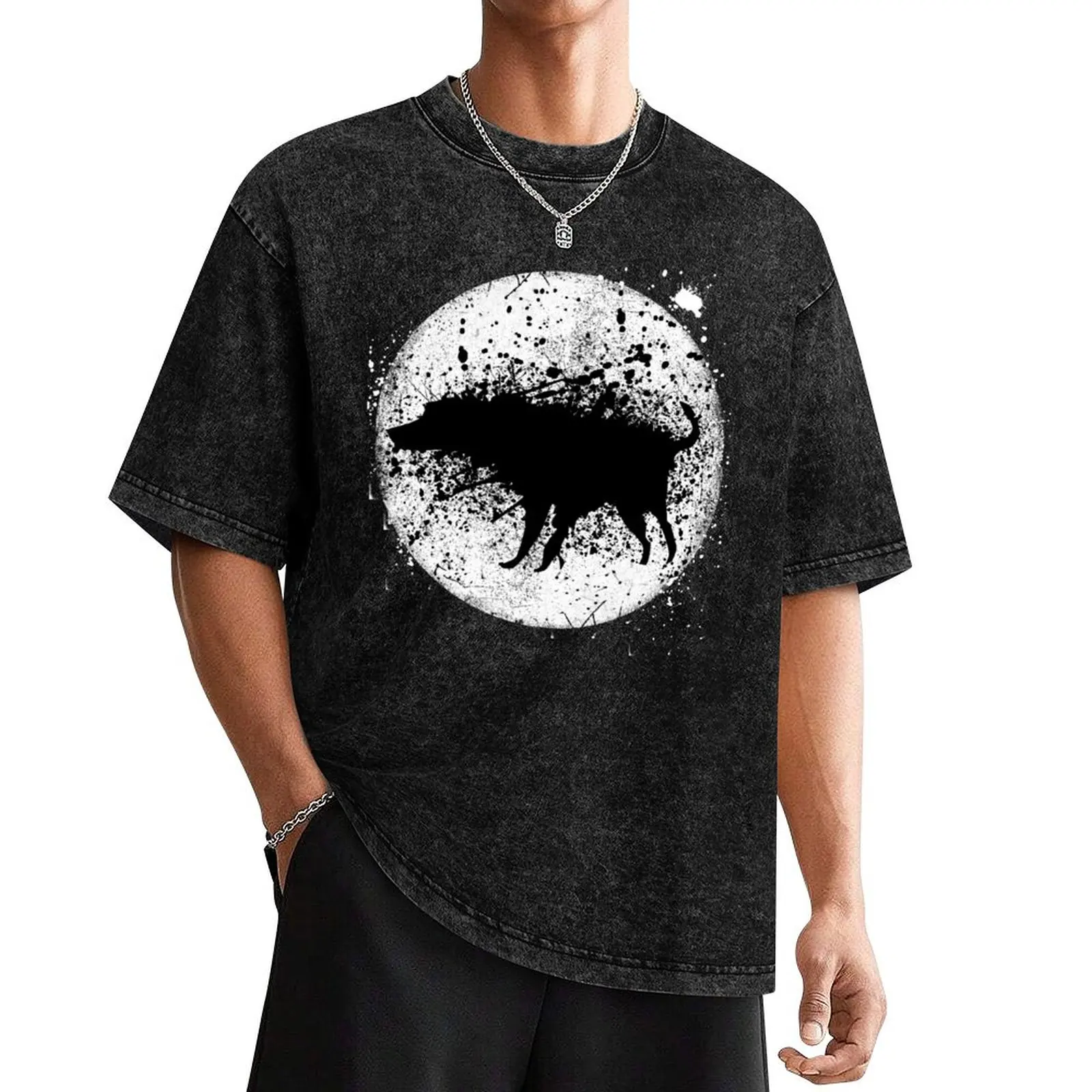 

Banksy Splash Dog and Moon T-Shirt cute clothes tees football t shirt oversized t shirt men