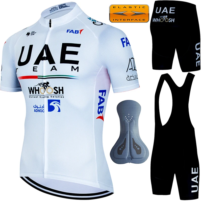 

Men's Cycling Clothing 2024 Jacket UAE Summer Bike Jersey Man Clothes Pants Road Mtb Professional Shirt Set Sets Uniform Tricuta