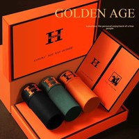 HEPNIES Modal Men's Underwear Breathable Boxer Briefs Gift Box Three-Pack Magnetic Stones Comfortable Flat Footed Pants