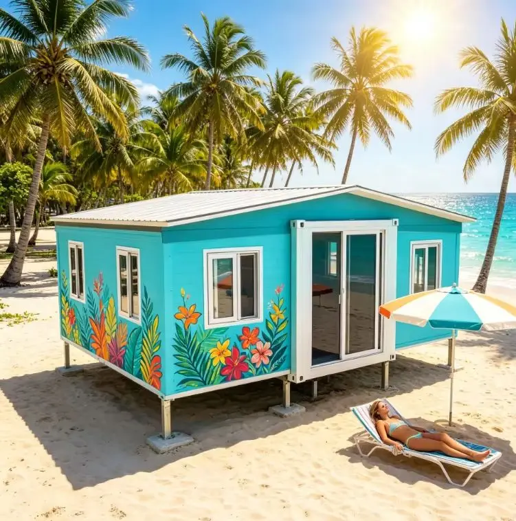 Prefabricated Expandable Home 20Ft 30Ft 40Ft Custom Container House Collapsible Prefab 2 4 5 Bedroom Casa Contenedor