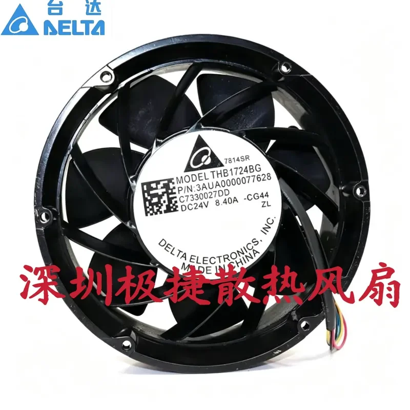 For New Delta THB1724BG 17251mm 24V 8.40A ABB ACS880 R9 inverter fan