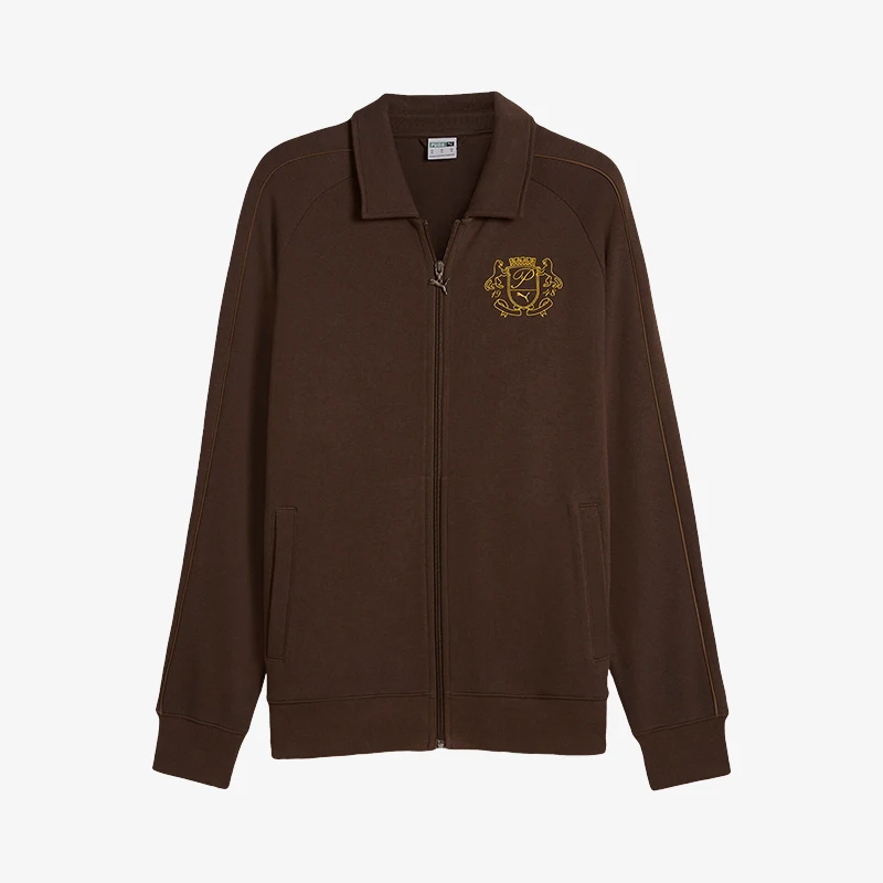 

Puma Authentic New Men & Women's Embroidered Knit Casual Retro Lapel Jacket 630968-65