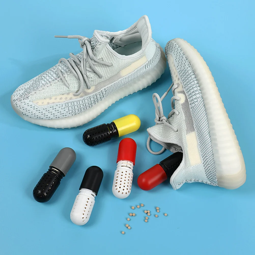 

2pcs Deodorizing Capsule For Shoes Plastic Moisture Absorber Freshener Home Dorm Supply Closet Dehumidify Tool Wardrobe