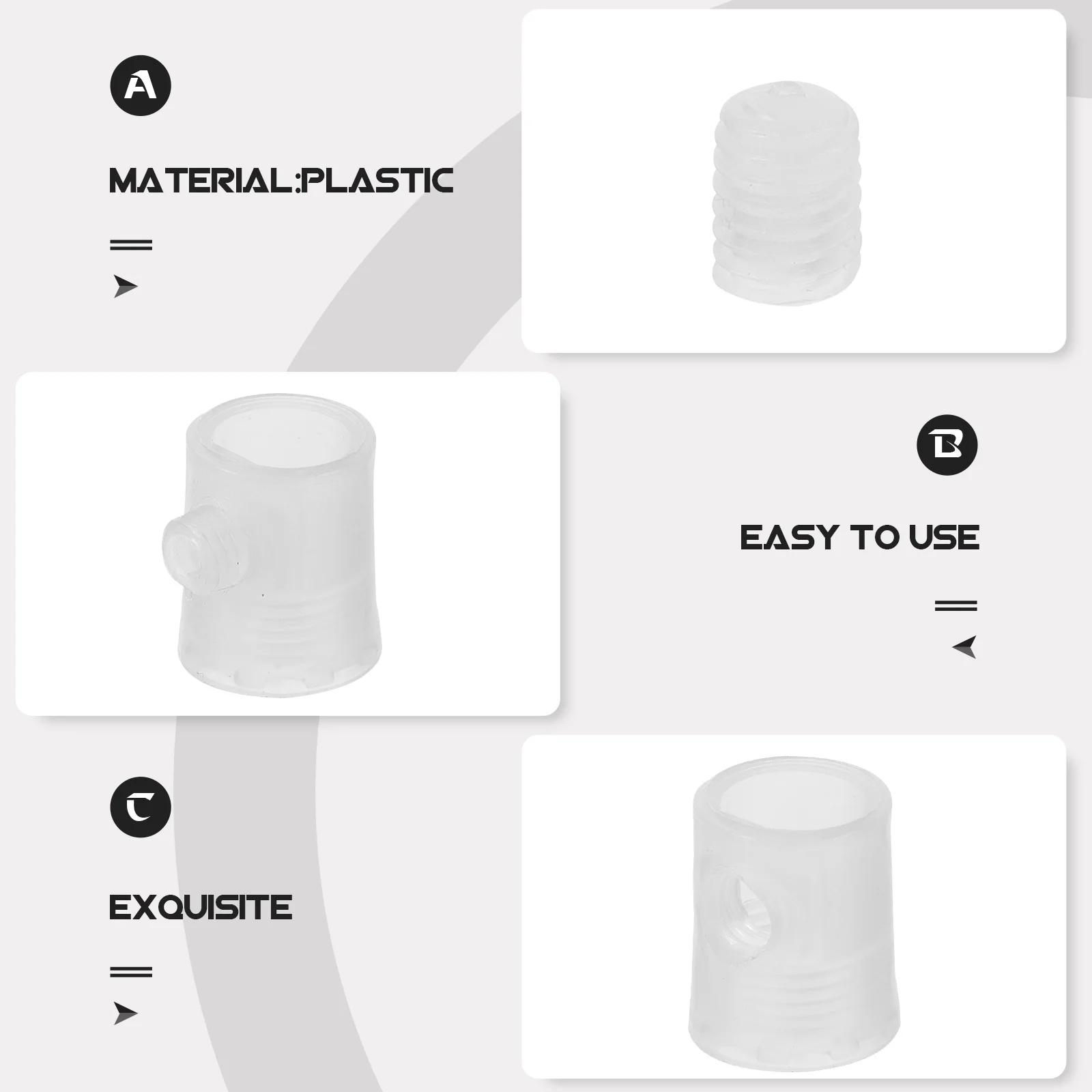 

50pcs Locking Cable Grips For Pendant Lights Strain Relief Connector Chandelier Cord Clips Electrical Cable Gland Fixing Clamps