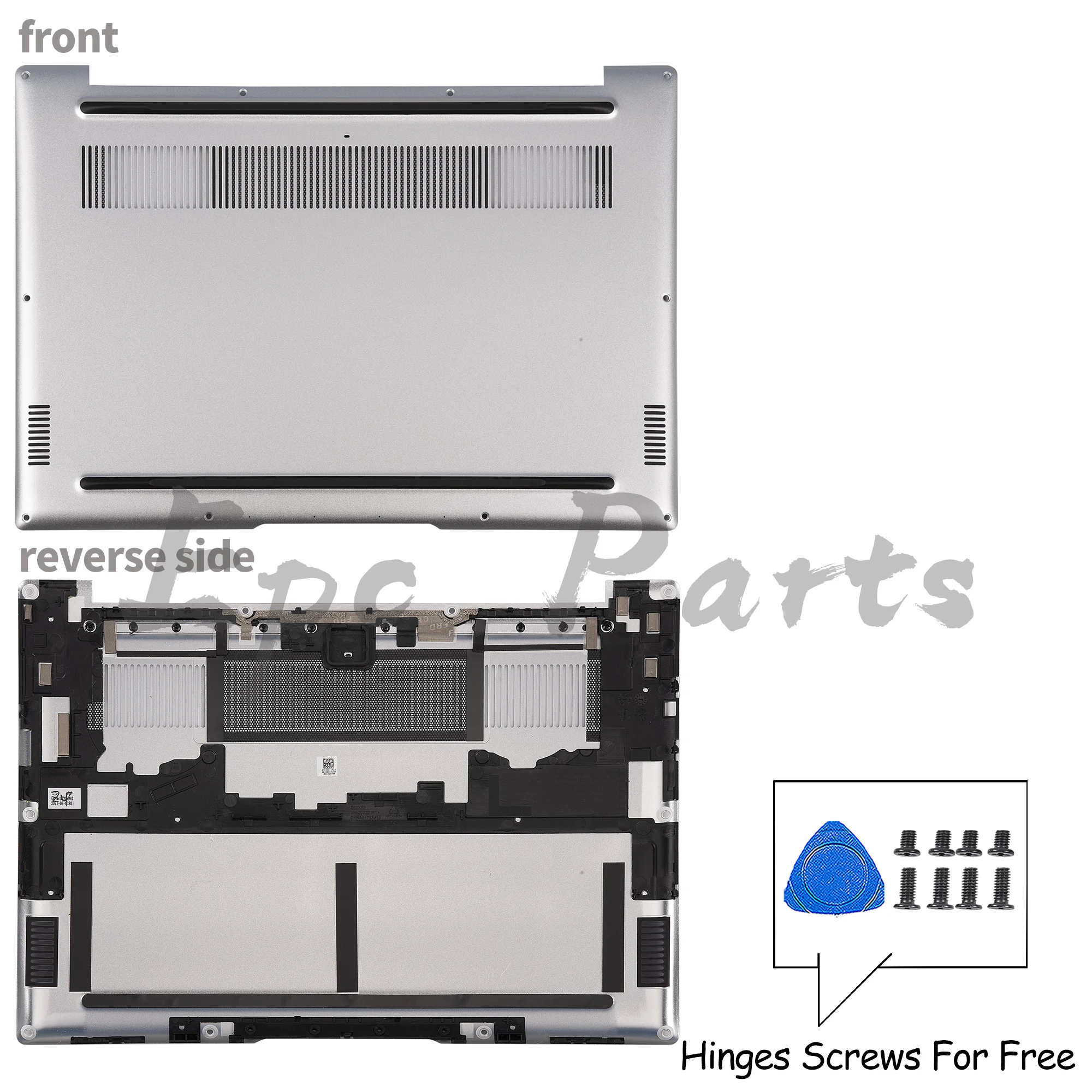 Parti Epc per Matebook 14 KLVD-WFH9 2021 KLVF-16 2022 KLVG-32 2023 coperchio posteriore cornice anteriore poggiapolsi fondo sostituire argento