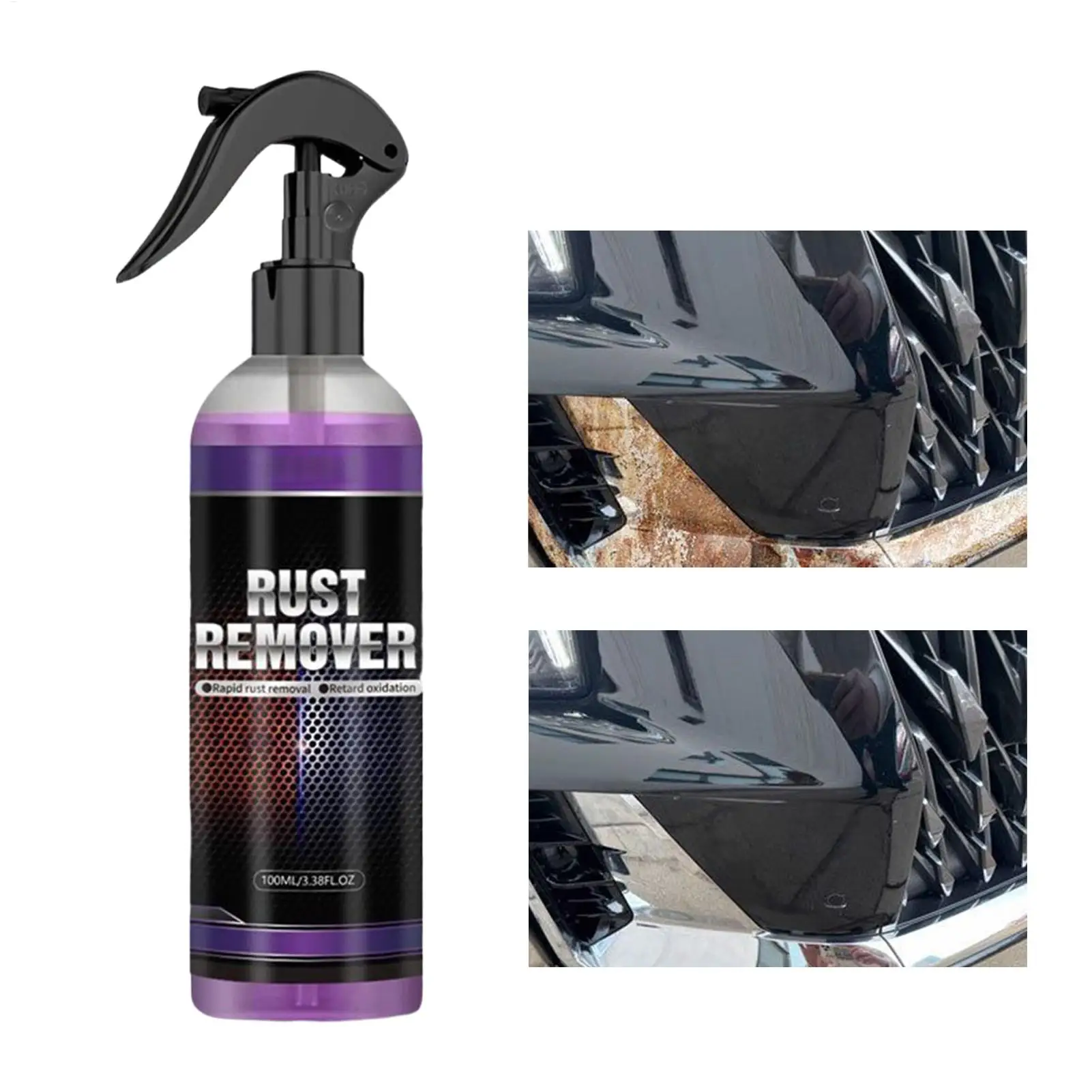 1pc Rust Converter 100ml Long-Lasting Powerful Heavy Duty Dissolver Iron And Rust Remover For Bathroom Tile Grill Furniture Door