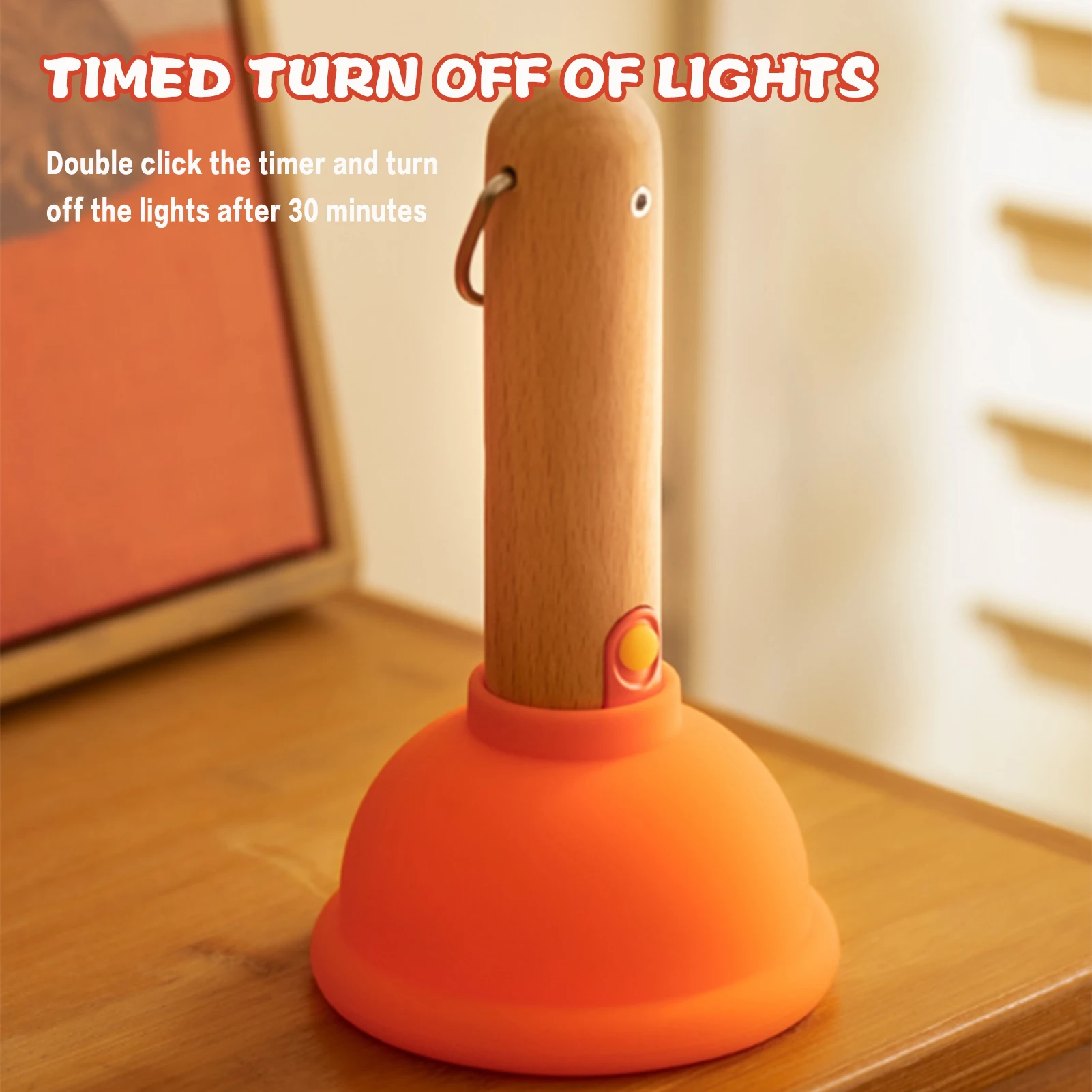 Mini Funny Night Light Create Toilet Suction Design Desktop Lamp Fits Birthday Funny Gift Home Office Night Lighting Decoration