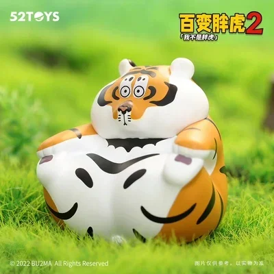 GSF 52 Spielzeug Vielfalt Fett Tiger 2 Serie Überraschung sbox Spielzeug Modell niedlichen trend igen Anime Figur Ornamente Sammlung Mädchen Geburtstags geschenke 6