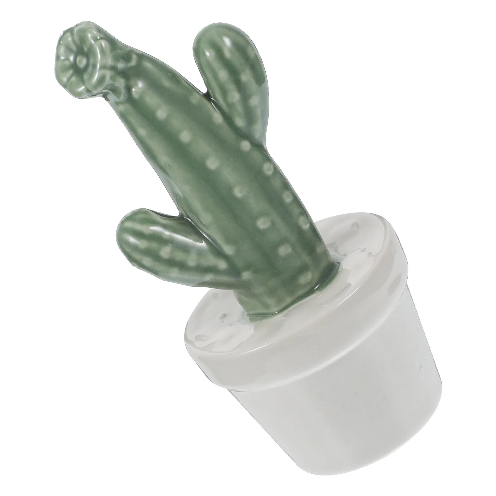 

1Pcs Chic Home Bonsai Ornament Ceramic Imitation Cactus Plant for Modern Interior Decor Apartment Balcony Tabletop Nature