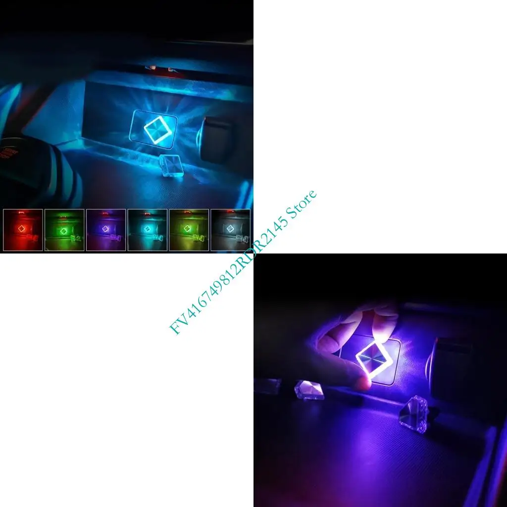 B2EF 5V TOUCK activado Tipo C LED LED para automóvil y casas 6 Opción color 4 Modos