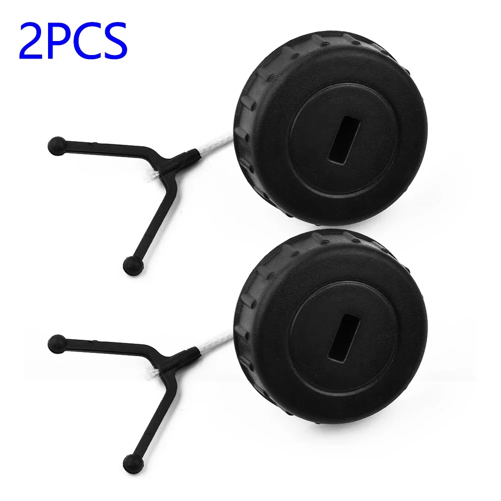 Oil Cover Fuel Cap Perfect Fitment High Quality Long Service Life Parts Replacement Tank 2pcs Accessories Covers