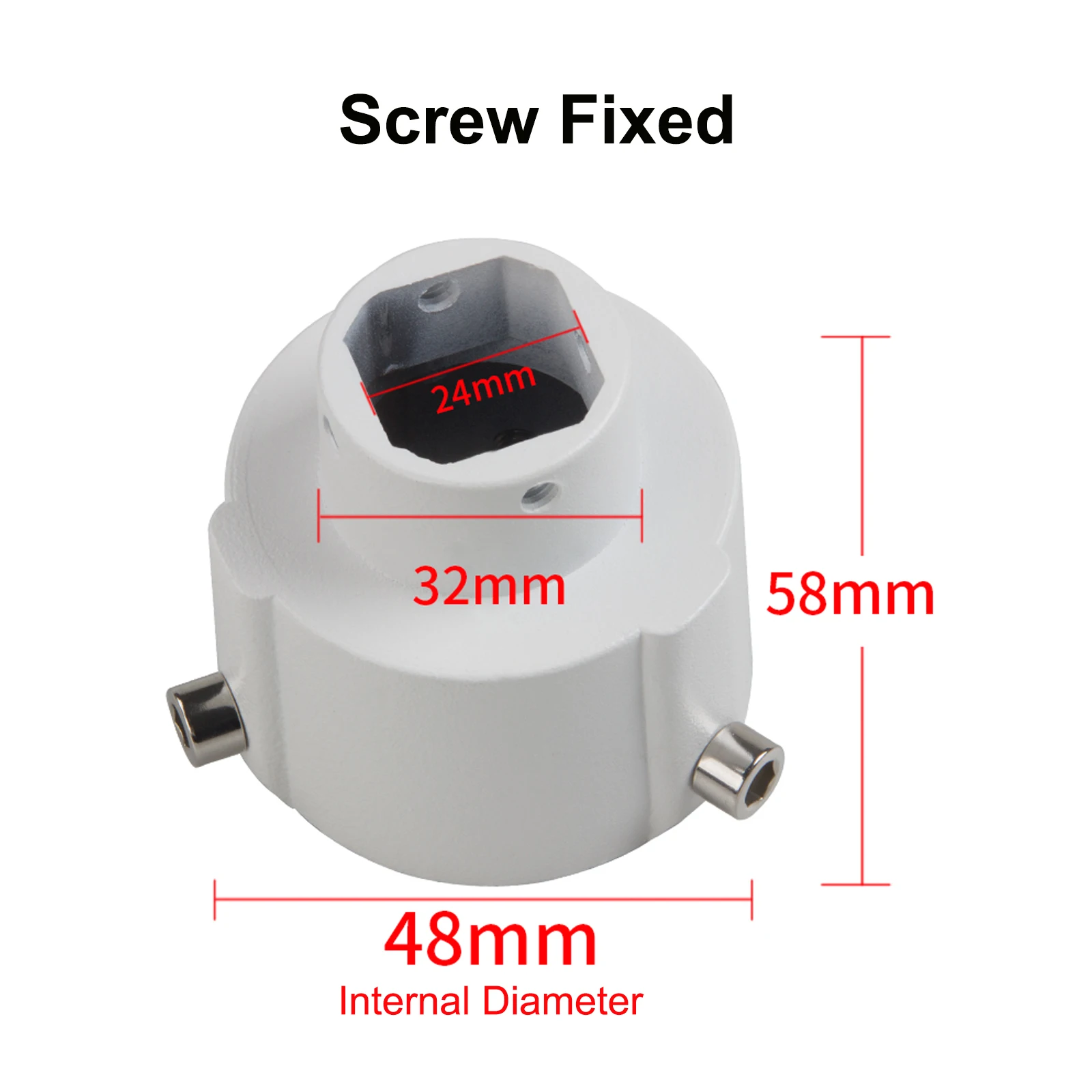 High Speed Dome Surveillance Camera Ceiling Mount Connector Monitoring Ball Machine Lifting Bracket Adapter for Hikvision Dahua