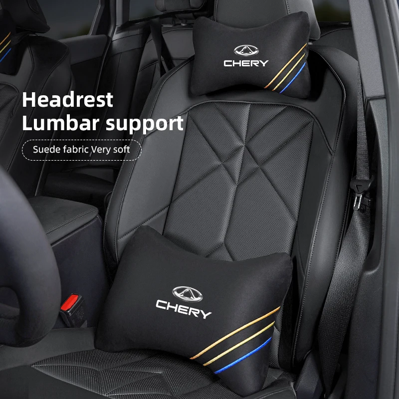 

Suede Car Interior Seat Neck Pillow Comfortable Headrest For Chery Tiggo 7 Pro 8 4 5 3 2 T11 5X Amulet Fora QQ IQ Fulwin Arrizo