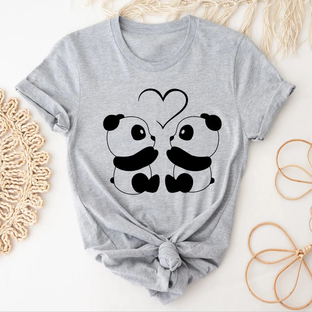 

Panda t-shirts women manga t-shirts female comic designer clothing