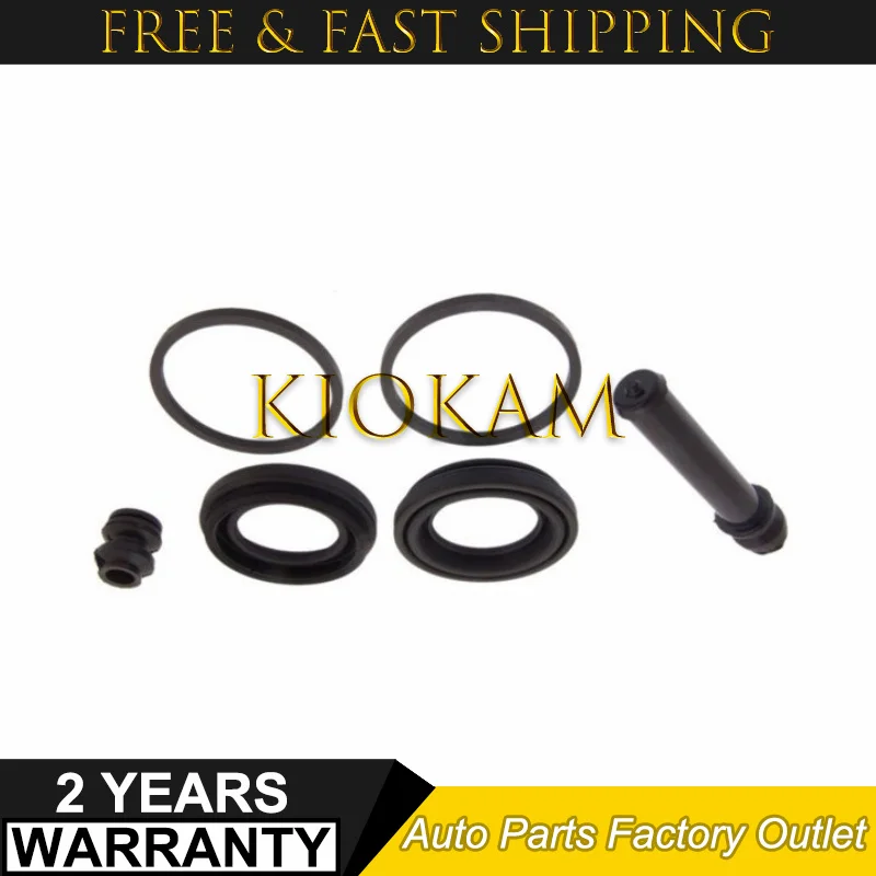 لميتسوبيشي باجيرو طقم تصليح الخلفية مونتيرو III 3rd IV 4th 1 مجموعة الجبهة الفرامل الفرجار مجموعة سدادات مانعة للتسرب MR407427