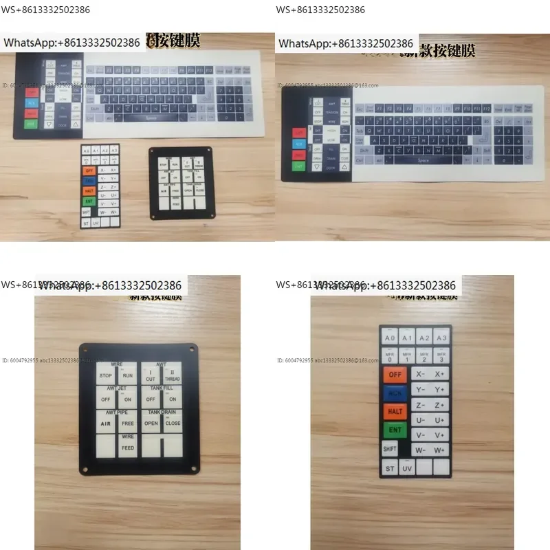 Slow wire AQ400 new machine keyboard membrane AG400 wire cutting accessories key sticker AD360